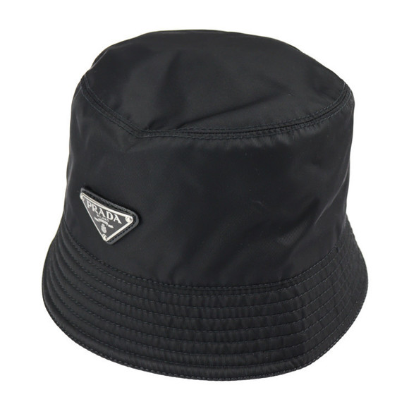 Prada Nylon Bucket Hat Black - Picture 1 of 7